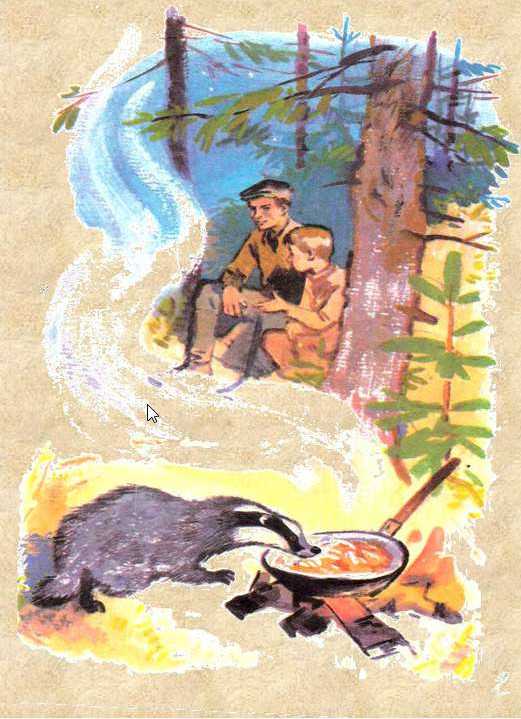 Барсучий нос - рассказ паустовского к. - читать онлайн с картинками