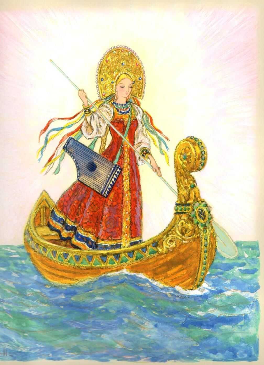 Царица-гусляр - русские народные сказки