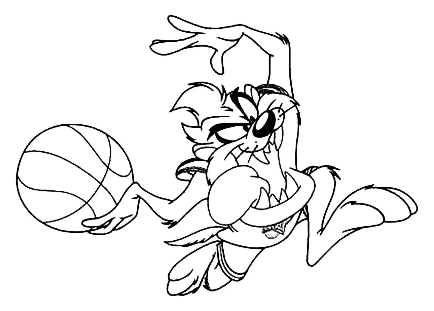 Раскраска daffy duck bugs bunny gossamer раскраски looney tunes, утиная охота, белый, ребенок, млекопитающее png | pngwing