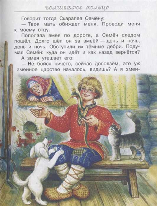 Волшебное кольцо русская народная сказка чему учит