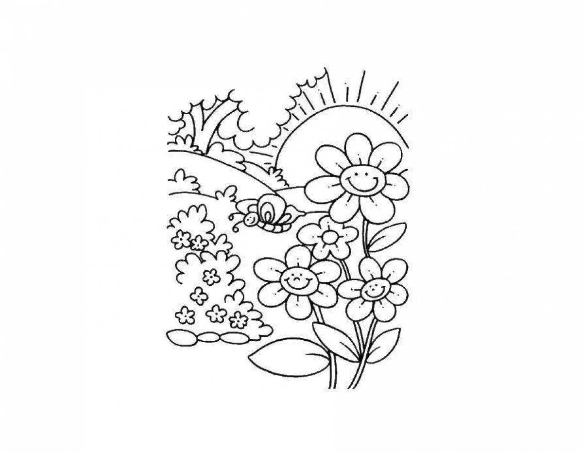 Раскраски гвоздики для детей. gbcoloring