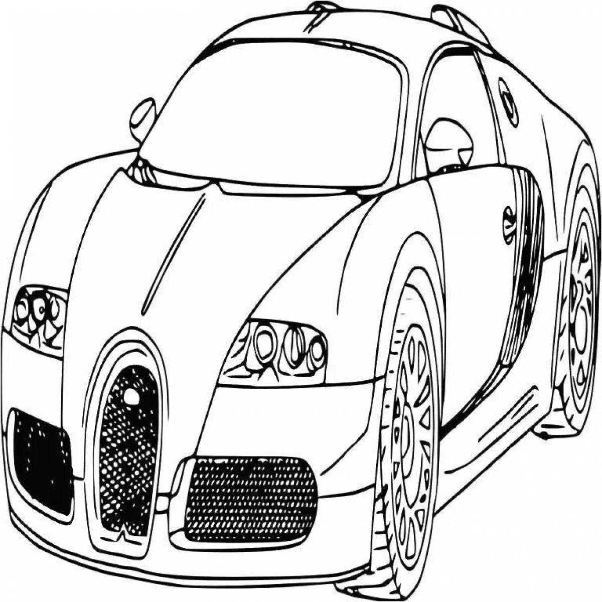 Лучшие раскраски bugatti для детей