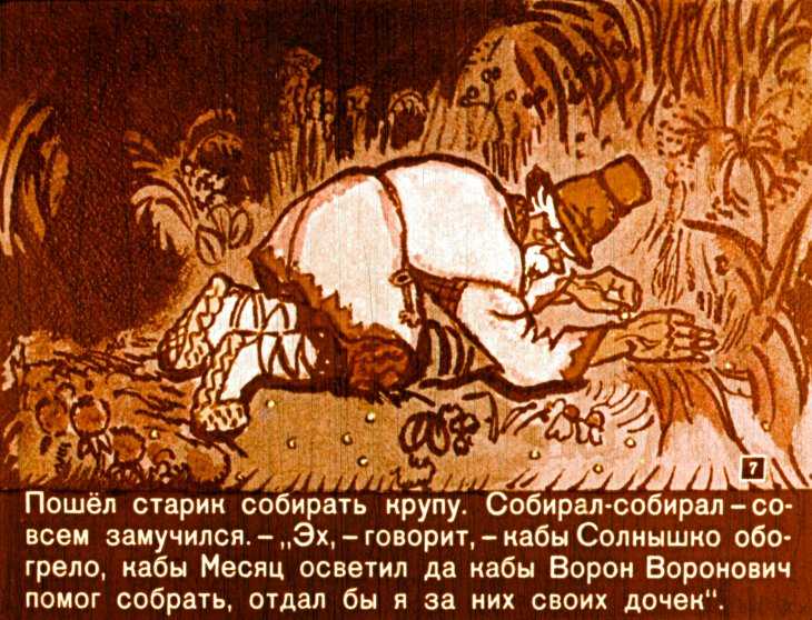 Солнце, месяц и ворон воронович