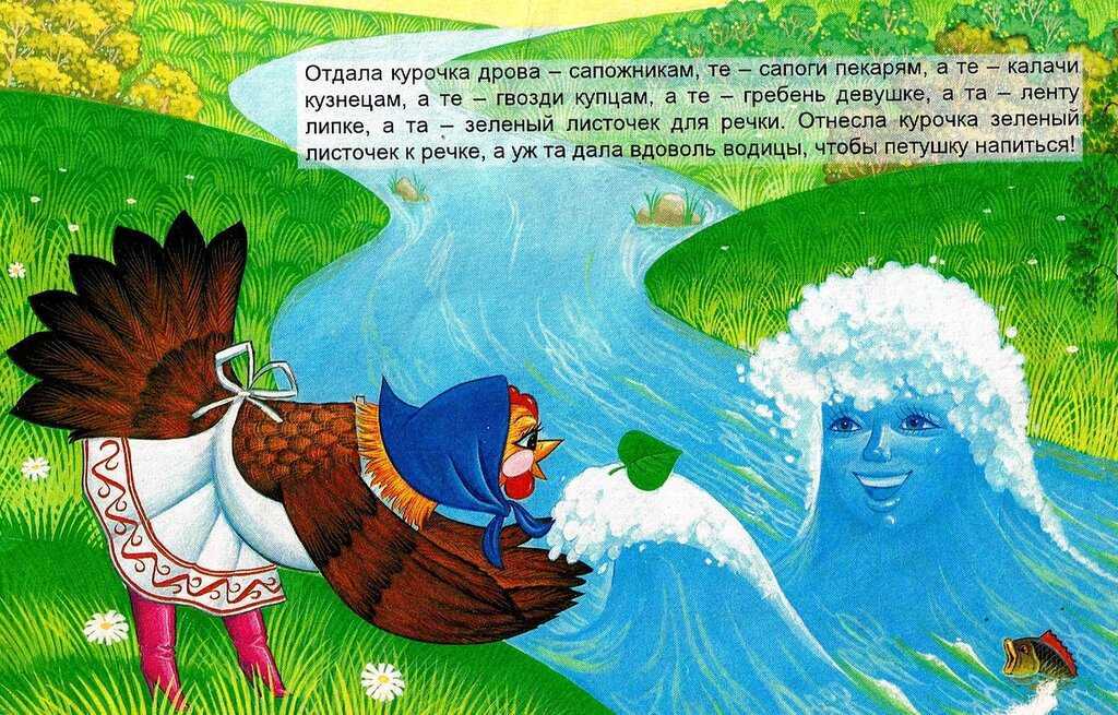 Петушок и бобовое зернышко – русская народная сказка, учит детей заботиться о близких и приходить на помощь в трудную минуту Читать текст сказки Петушок и бобовое зернышко онлайн
