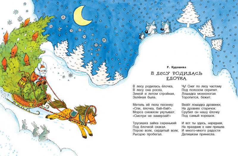 В лесу родилась елочка (текст песни со словами) - автор, музыка, слова, минус, история песенки для детей - стихи для детей