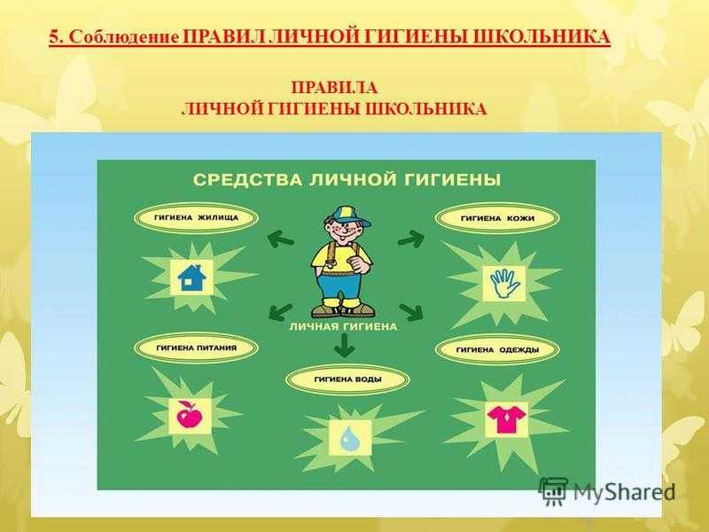 Познавательный материал для школьников. правила личной гигиены