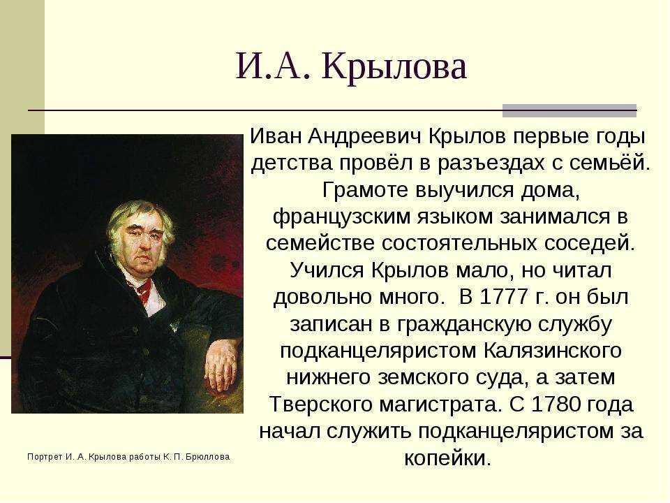 Басни крылова, полный список по алфавиту, удобный поиск, читать басни онлайн