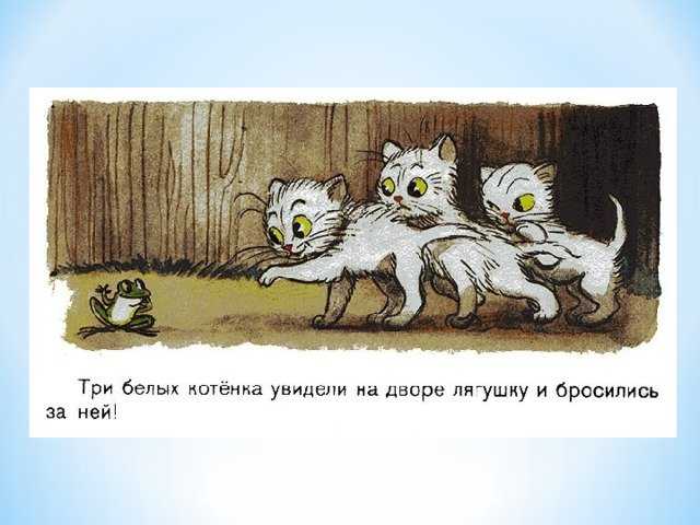 Жили были три котенка сутеев