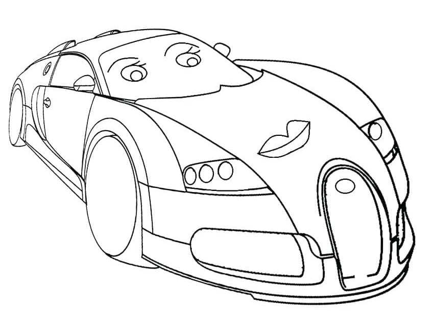 Лучшие раскраски bugatti для детей